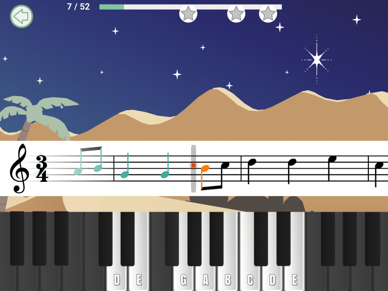 Learn to play Christmas songs - Mussila Award Winning App to Learn Piano for Kids