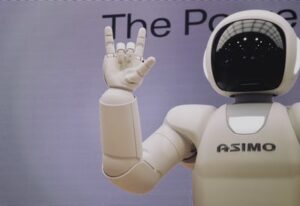 Asimo robot symbolising new digital learning possibilities