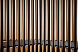 An Organ's windpipes